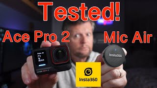 Insta360 Mic Air Wireless Microphone for the Ace Pro 2: First Impressions Review and Comparison Test