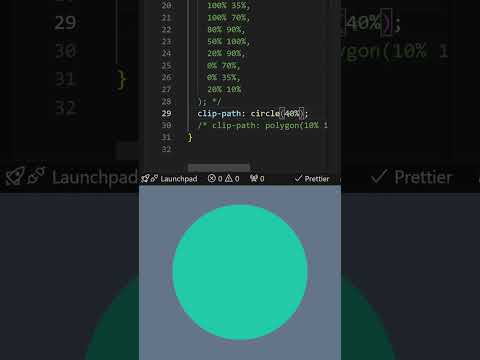 Create Any Shape Of Your Choice | Clip-path CSS | #coding #webdev #css