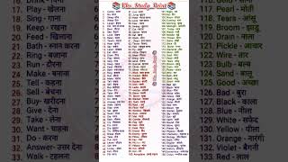 📚 150 Speaking Meaning Words ll English Word-Meaning ll #shorts #study #words #meaning #english #ssc