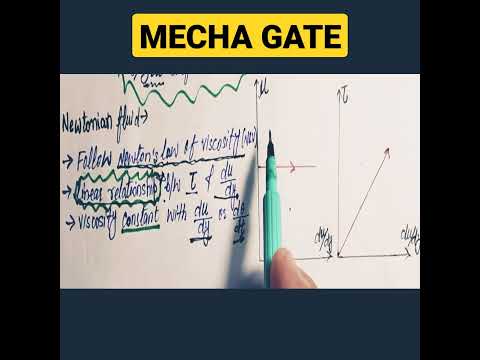 NEWTONIAN FLUID #shorts #engineering #mechanicalengineering #mechagate #trending #gate #youtube