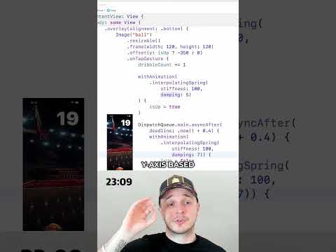SwiftUI in 60 Seconds #7 Basketball Court #shorts #swiftui #iosdevelopment #basketball #mobileapp