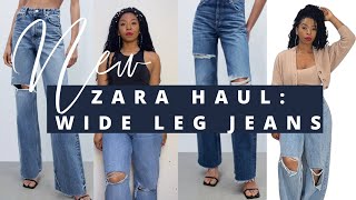 Zara Haul 2022 | Wide Leg Pants | Zara Denim | Best Wide Leg Jeans