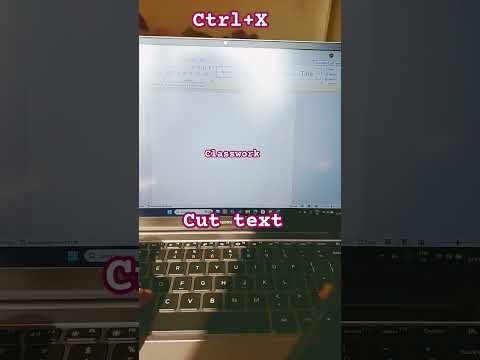 CTRL+X CUT #computerknowledge #computerworld #shortcutkeys #exam #computereducational #tricks