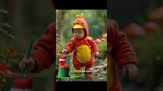 Viva o patinho amarelo #opatinhocolorido #vivaopatinhoazul #cutebaby #babycute #animaai #kidsoftikto