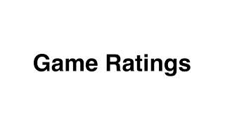Game Ratings