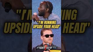 Terence Crawford THREATENS Canelo to his face & CLOWNS his "BIG HEAD"!