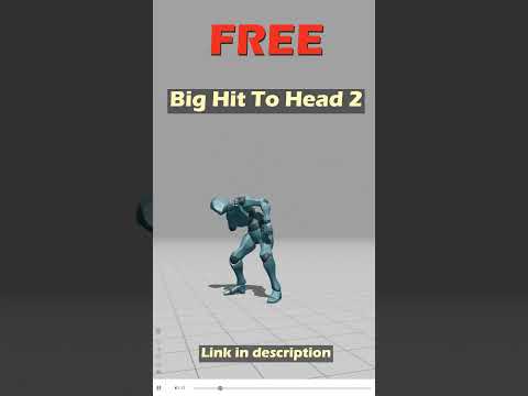 Big Hit To Head 2. Free Mixamo animation for Daz Studio's Genesis 9.