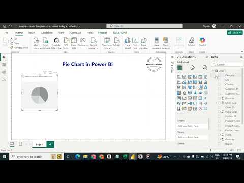 How to Create Pie Chart in Power BI