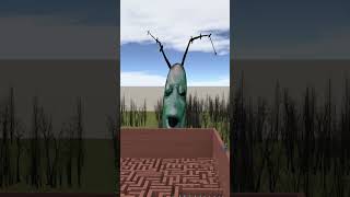 Destroying Plankton Aughh in Big Maze Nextbot Gmod