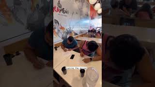 SPICY CHALLENGE 🌶️🥵 at KAMEN RAMEN Vaughan 📍#spicychallenge #foodchallenge #spicyramen #shorts
