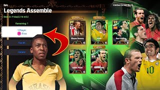 Free Epic Rooney, Free Epic Bale | Legends Assemble Special Pack | 15 Epics Free in eFootball 2025