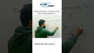 " Thales Theorem " #boards #class10 #class10th #2025 #boards2025 #maths #cbse