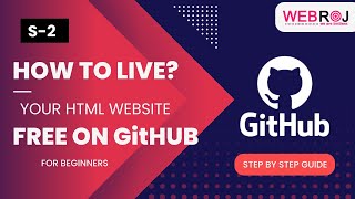 Complete Guide to Hosting Your Website for Free in 2024 | Live Website on GitHub Step-by-Step 🚀