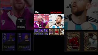 Konami is always against me😭 #efootball #unlucky #konami #pack #epiccards #viralshorts #shorts
