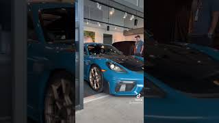 Taking delivery of my new #Porsche #GT4RS in #OsloBlue