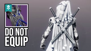 DO NOT EQUIP THE NEW SAMURAI ARMOR! - Destiny 2 Edge of Fate