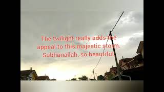 Thunderstorm, Jaw Dropping Lightning - Lukut, Port Dickson District, NS, Pen. Malaysia. 18/3/2021