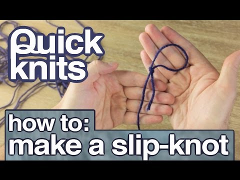 How to Make a Slip Knot
