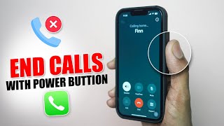 How To End Call With Power Button On iPhone | End Call Using Side Button iPhone
