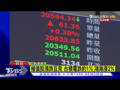 1200台股分析/台幣匯率上演30元保衛戰 台股開低走高｜TVBS新聞網 @tvbsnews24live