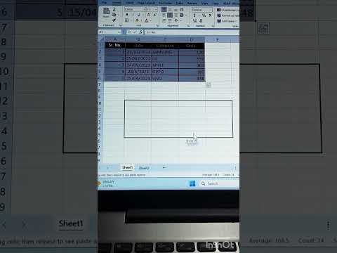 Excel tip & tricks#excel #exceltutorial #exceltips #excelhinditips #shorts #excel10tutorial