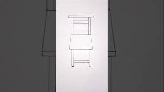 Draw a Chair with super easy trick | how to Draw a Chair #easytrick #chair #howto #learntodraw