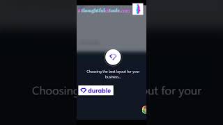 Durable: AI Website Builder Under a Minute #aitools #aiwebsitebuilder
