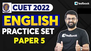 CUET English Classes 2022 | CUCET English Practice Set | Paper 5 by Kaustubh Sir