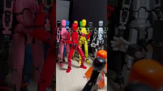 T13 VS Stikbot🥊🥊#actionfigures  #pose #dummy #t13 #stikbot #toy #customfigure #figure