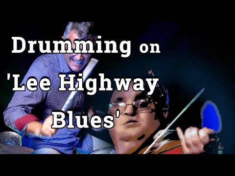 Drummer playing WRONG STYLE but has lots of fun. Watch the end.