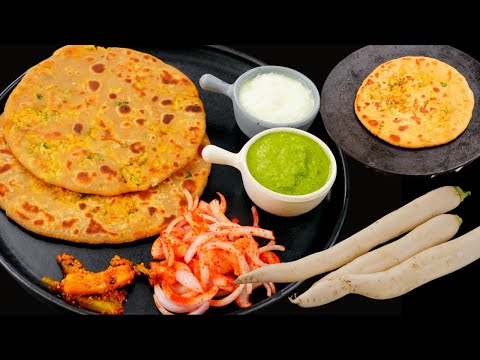 मूली के पराठे में बस ये मिला दे और कमाल देखे | Mooli Paratha Recipe |Mooli ke Parathe kabitaskitchen