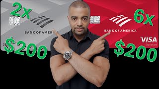 Bank of America - Customized & Unlimited Cash $200 + 6x