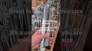Using hex bolts this size means it's a serious job!