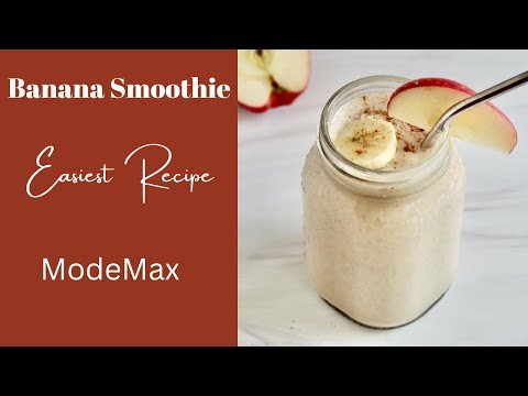 Banana Smooth Recipe | ModeMax | Easy Recipe | 10Minutes Recipe