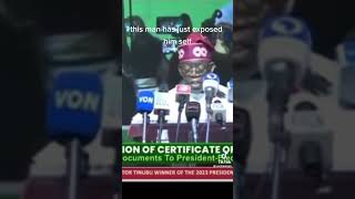 Tinubu Made A Shocking Confession #2023presidentialelections #shorts