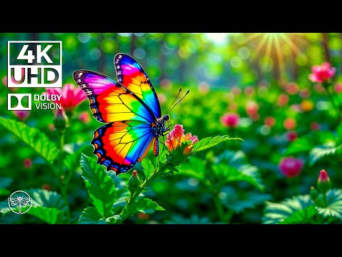 Melodies of Stillness 4K 🍀🦋 | Butterfly Beauty & Gentle Piano in Nature’s Quiet