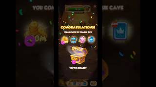 Treasure Cave Completed 🤩 #album #games #coinmastercollectspin #coin #gaming #coinmasterfreespins