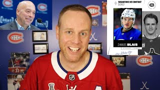 Habs Add Forward Depth with Blais, Hughes Still Trying to Add Center