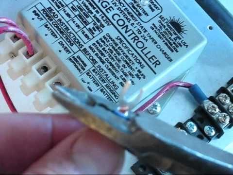 VIDEO 3- Free plans to Install NC25A Battery Charge Controller for Bicycle Generator