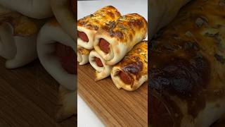 SAUSAGE ROLL MADE WITH PASTRY DOUGH #recipes