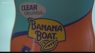 Banana Boat sunscreen recall