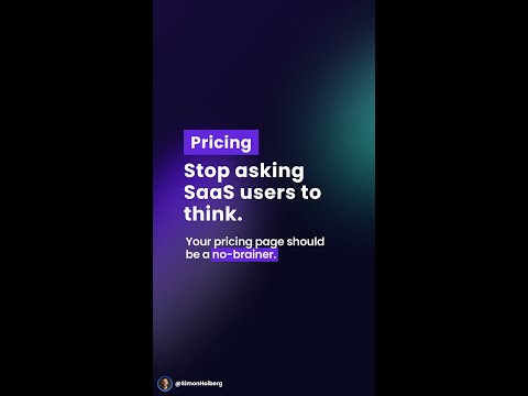 Don't ask your SaaS users to think