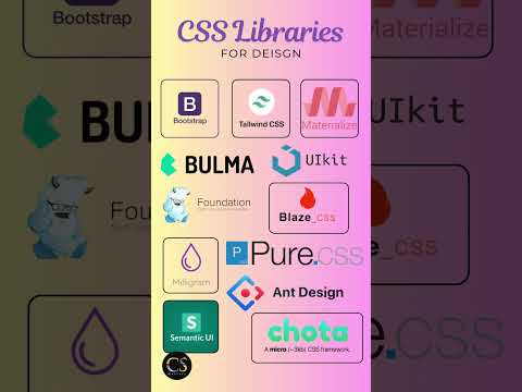 Most Powerful CSS Libraries | Web Design #css #viralvideo #webdesign #design
