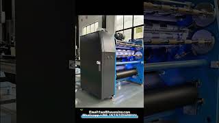 High Speed Wax Ribbon Slitter Rewinder #machine#factory #ribbon #funny #slittingmachine #slitter