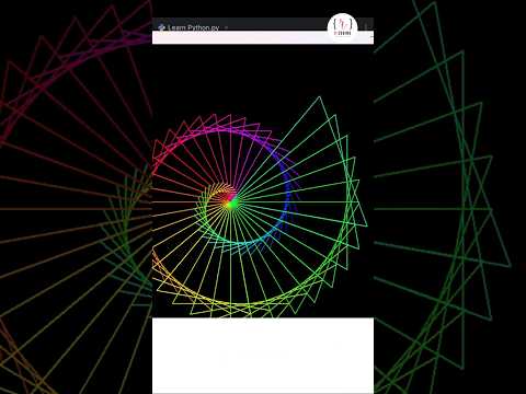 Master Turtle Graphics in Python | Create Stunning Designs for Beginners 🚀  #fun #python #shorts