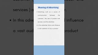 What is Advertising | Meaning of Advertising | Student Notes |