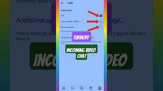 How to Turn off incoming video chat on Instagram? #shortsfeed #trending #instagramtips