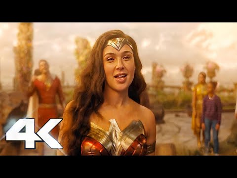 Shazam Meets Wonder Woman - Shazam 2 Fury Of The Gods: Wonder Woman | Shazam 2 (2023)