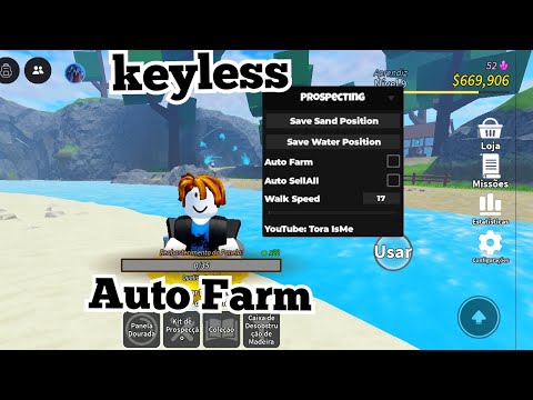 [⛏️] Prospecting Script Auto Farm, WalkSpeed (keyless)