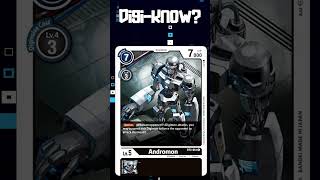 #DigiKnow about BT2 Andromon's #DigimonWorld1 Origins? #DigimonCardGame #digimontcg #digimon #shorts